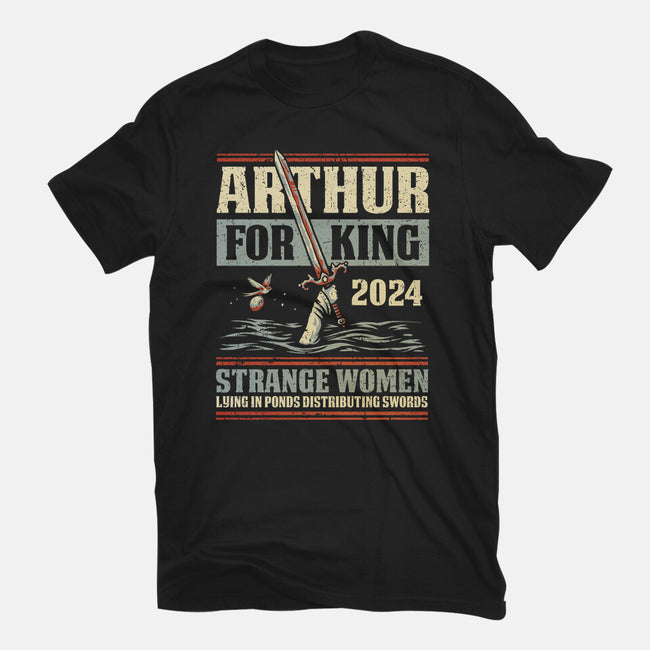 Arthur For King 2024-Womens-Basic-Tee-kg07