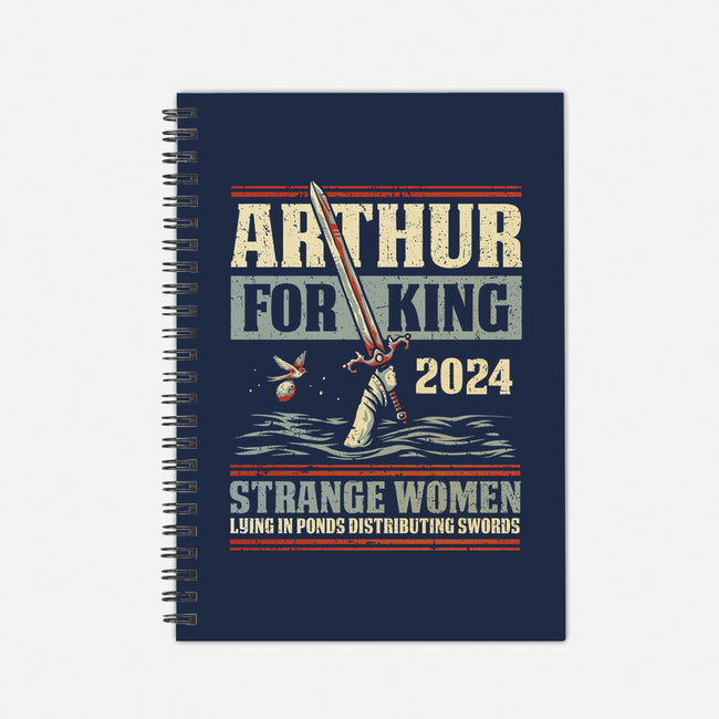 Arthur For King 2024-None-Dot Grid-Notebook-kg07