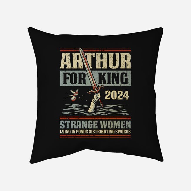 Arthur For King 2024-None-Removable Cover-Throw Pillow-kg07