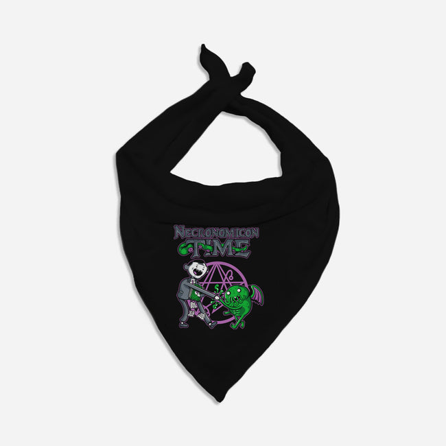 Necronomicon Time-Dog-Bandana-Pet Collar-demonigote