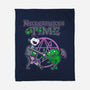 Necronomicon Time-None-Fleece-Blanket-demonigote