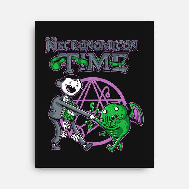 Necronomicon Time-None-Stretched-Canvas-demonigote