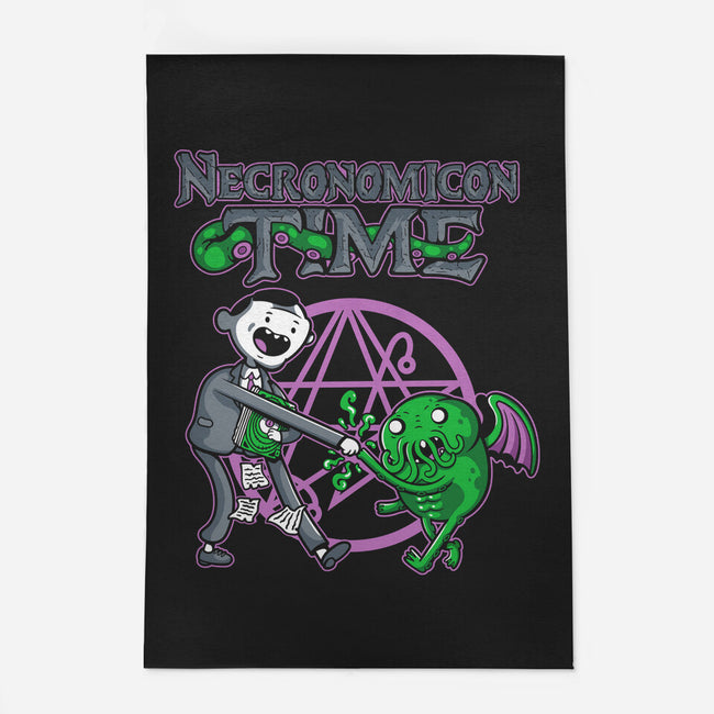 Necronomicon Time-None-Outdoor-Rug-demonigote