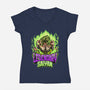 A New Saiyan-Womens-V-Neck-Tee-Diego Oliver