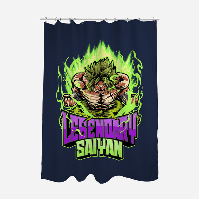 A New Saiyan-None-Polyester-Shower Curtain-Diego Oliver