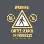 Warning Coffee Search-Cat-Adjustable-Pet Collar-rocketman_art