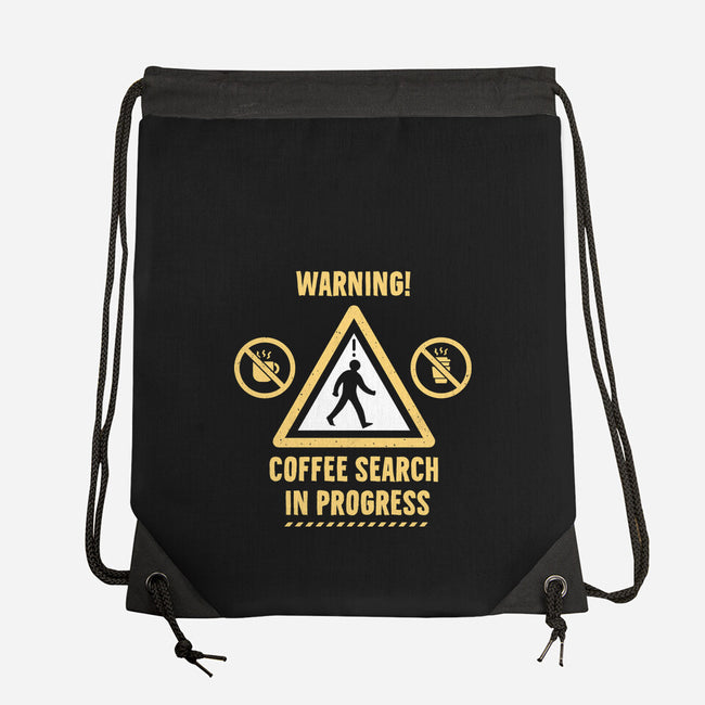 Warning Coffee Search-None-Drawstring-Bag-rocketman_art