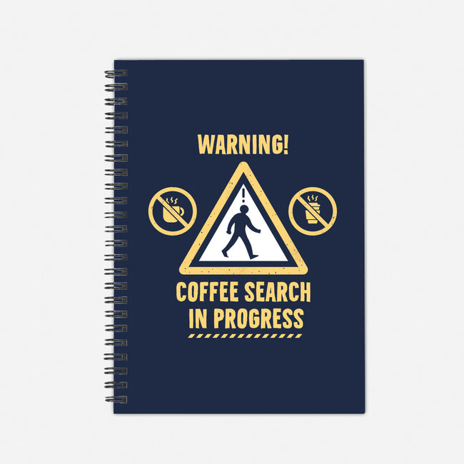 Warning Coffee Search-None-Dot Grid-Notebook-rocketman_art