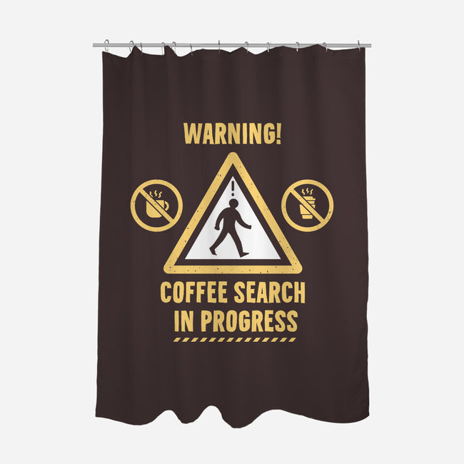 Warning Coffee Search-None-Polyester-Shower Curtain-rocketman_art