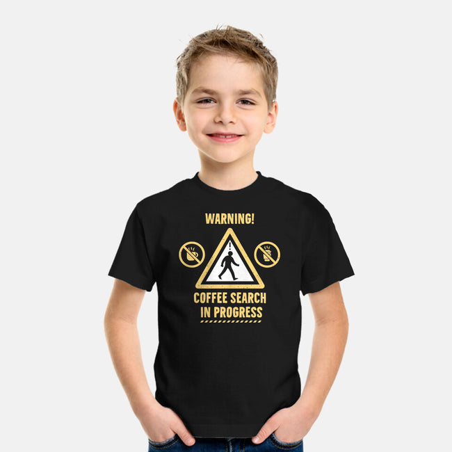 Warning Coffee Search-Youth-Basic-Tee-rocketman_art