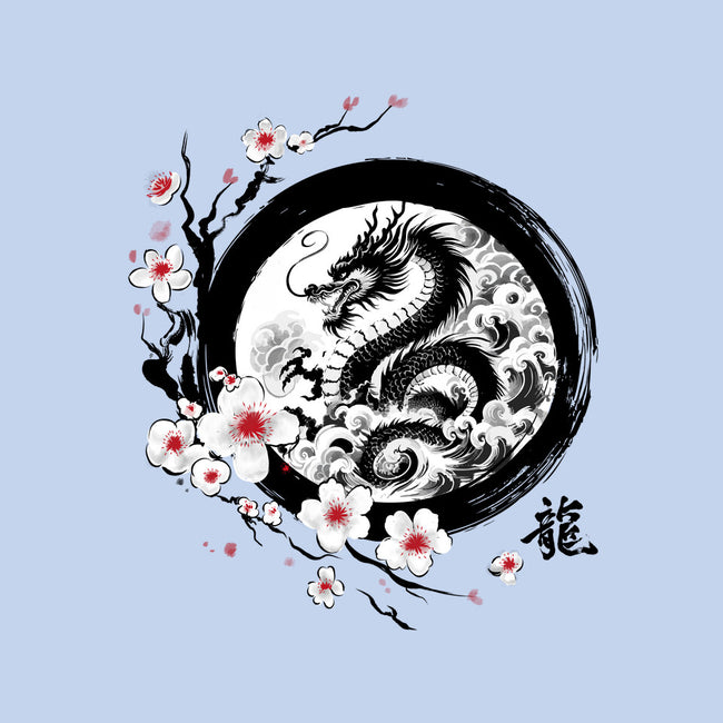 Year Of The Dragon Sumi-e-None-Removable Cover w Insert-Throw Pillow-DrMonekers