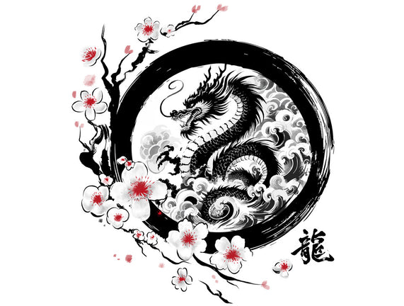 Year Of The Dragon Sumi-e