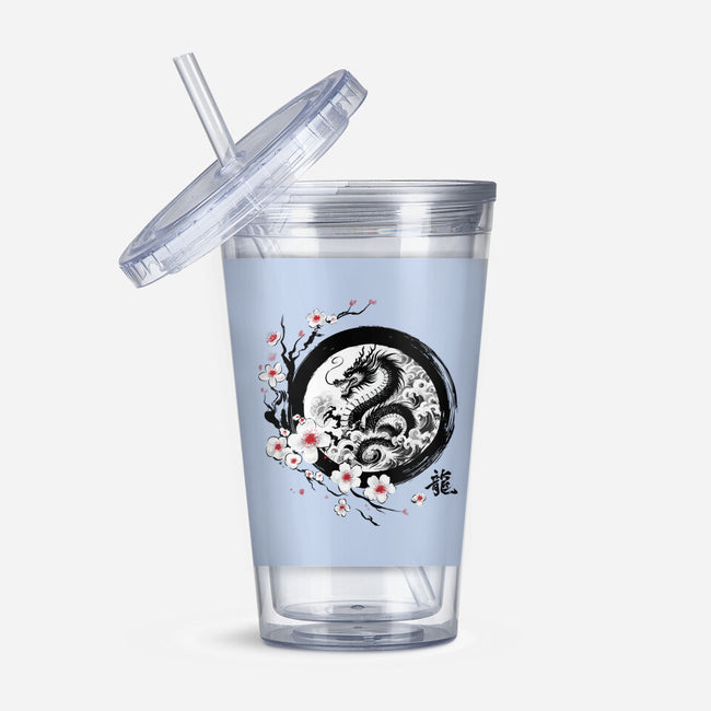 Year Of The Dragon Sumi-e-None-Acrylic Tumbler-Drinkware-DrMonekers