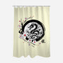 Year Of The Dragon Sumi-e-None-Polyester-Shower Curtain-DrMonekers