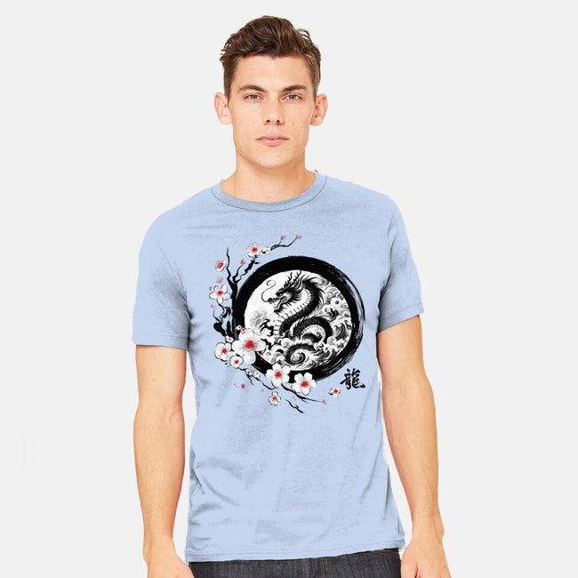 Year Of The Dragon Sumi-e-Mens-Heavyweight-Tee-DrMonekers