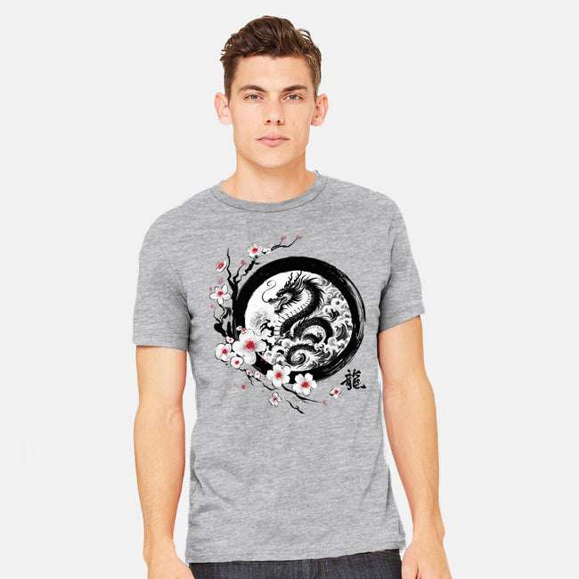 Year Of The Dragon Sumi-e-Mens-Heavyweight-Tee-DrMonekers