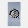 Year Of The Dragon Sumi-e-None-Beach-Towel-DrMonekers