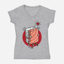 Sushi Love-Womens-V-Neck-Tee-Olipop