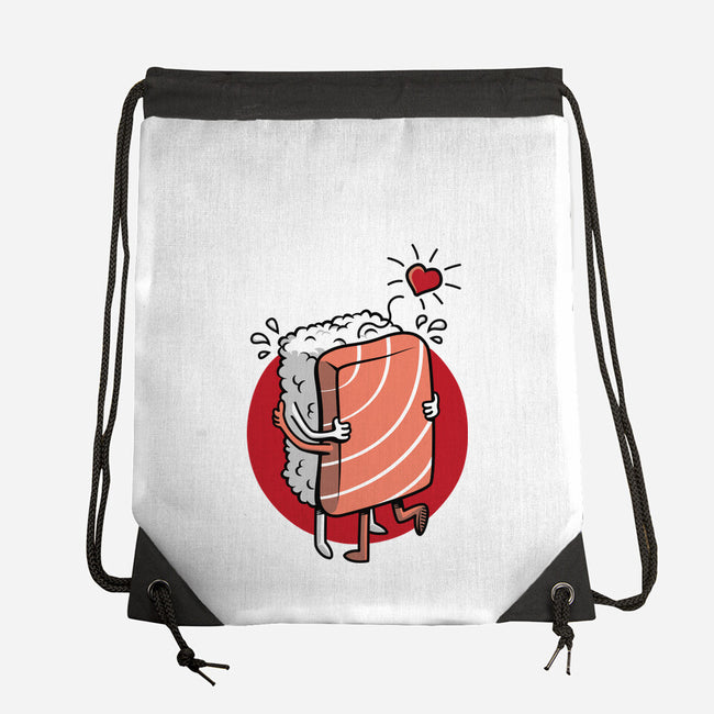 Sushi Love-None-Drawstring-Bag-Olipop