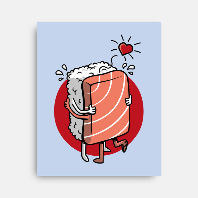 Sushi Love-None-Stretched-Canvas-Olipop