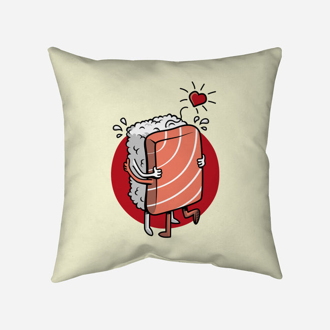 Sushi Love-None-Removable Cover-Throw Pillow-Olipop
