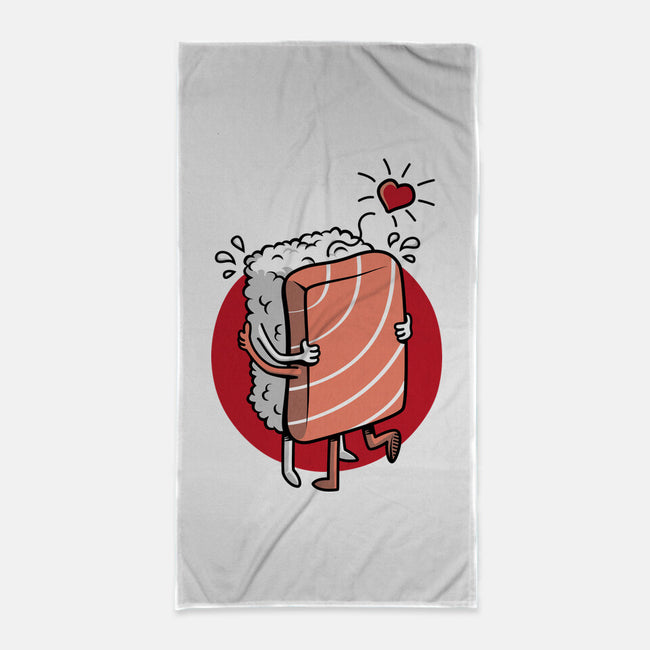 Sushi Love-None-Beach-Towel-Olipop