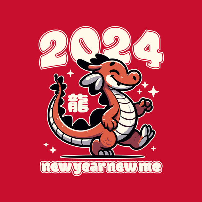 New Year New Dragon-Mens-Heavyweight-Tee-RoboMega