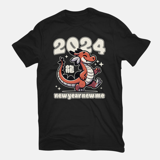 New Year New Dragon-Unisex-Basic-Tee-RoboMega