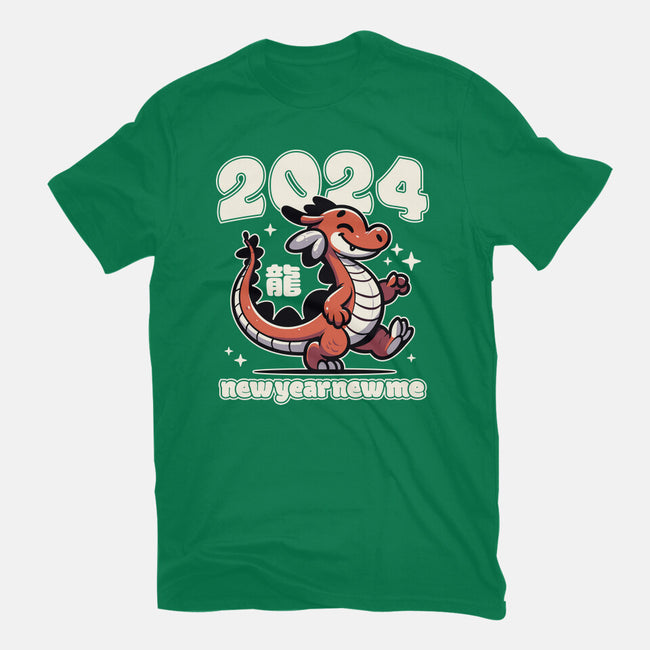 New Year New Dragon-Mens-Heavyweight-Tee-RoboMega