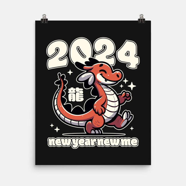 New Year New Dragon-None-Matte-Poster-RoboMega