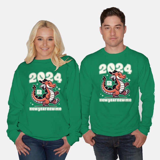 New Year New Dragon-Unisex-Crew Neck-Sweatshirt-RoboMega