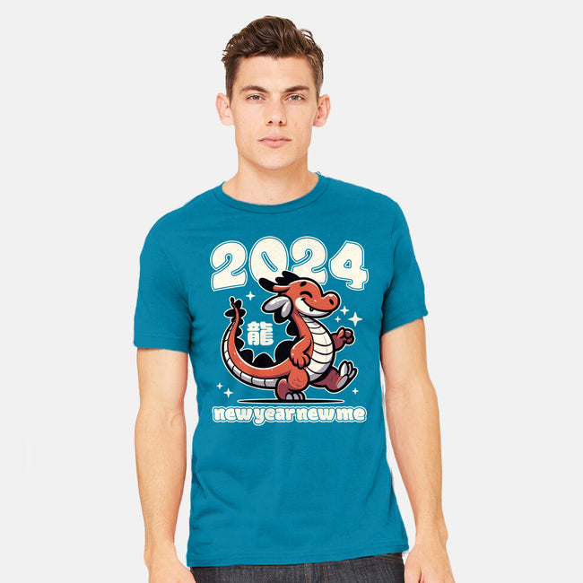 New Year New Dragon-Mens-Heavyweight-Tee-RoboMega