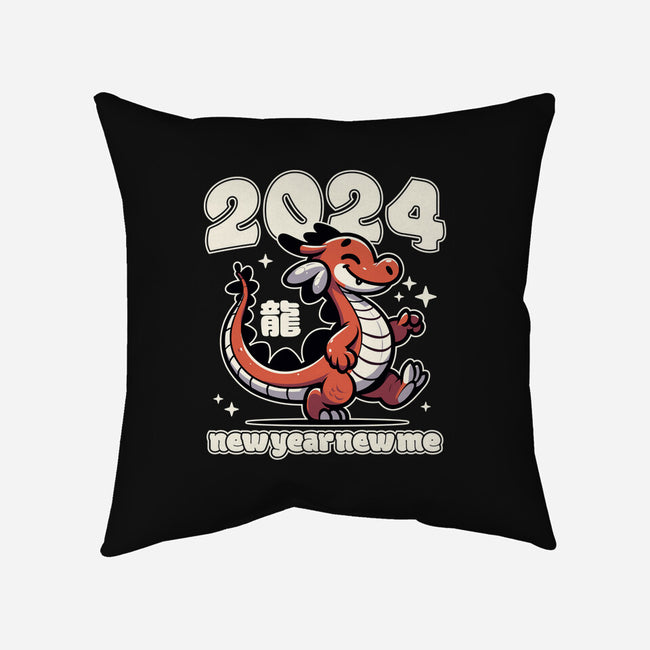 New Year New Dragon-None-Removable Cover w Insert-Throw Pillow-RoboMega