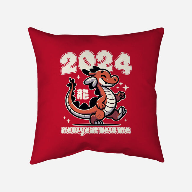 New Year New Dragon-None-Removable Cover w Insert-Throw Pillow-RoboMega