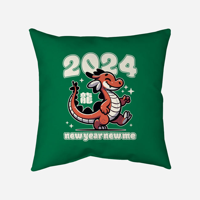 New Year New Dragon-None-Removable Cover-Throw Pillow-RoboMega