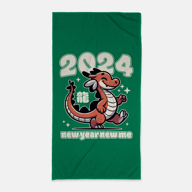 New Year New Dragon-None-Beach-Towel-RoboMega