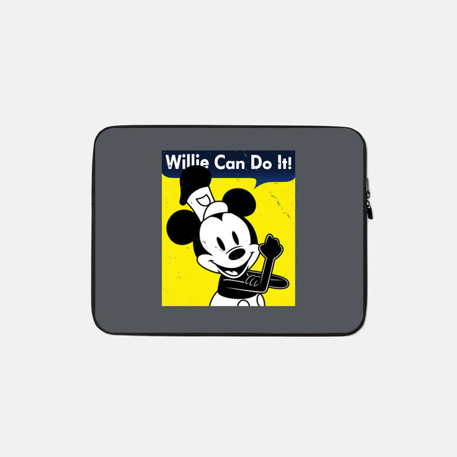 Willie Can Do It-None-Zippered-Laptop Sleeve-Boggs Nicolas