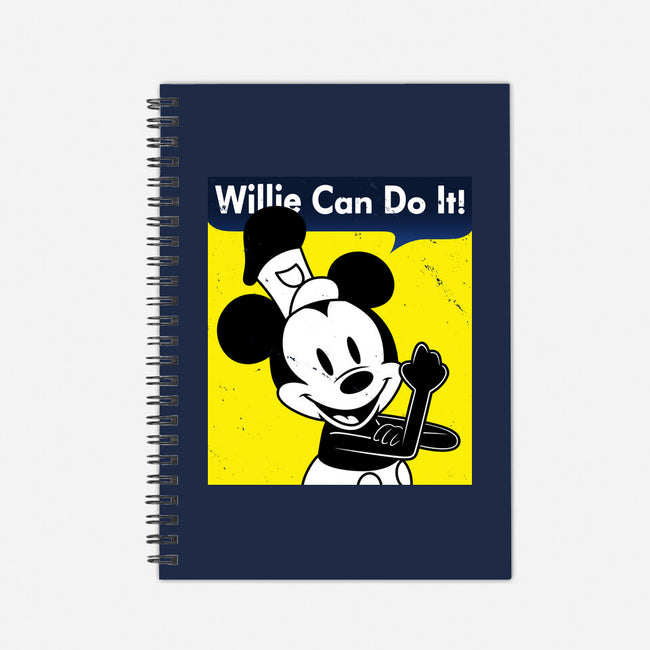 Willie Can Do It-None-Dot Grid-Notebook-Boggs Nicolas