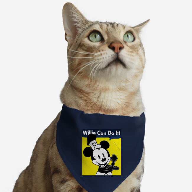 Willie Can Do It-Cat-Adjustable-Pet Collar-Boggs Nicolas