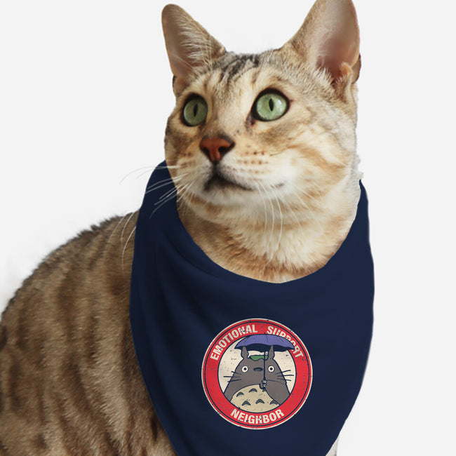 Emotional Support Neighbor-Cat-Bandana-Pet Collar-turborat14