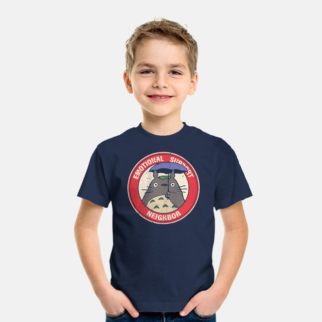 Emotional Support Neighbor-Youth-Basic-Tee-turborat14