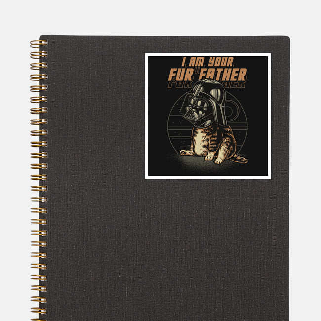 Your Fur Father-None-Glossy-Sticker-gorillafamstudio
