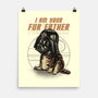 Your Fur Father-None-Matte-Poster-gorillafamstudio
