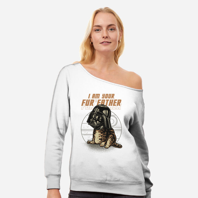 Your Fur Father-Womens-Off Shoulder-Sweatshirt-gorillafamstudio