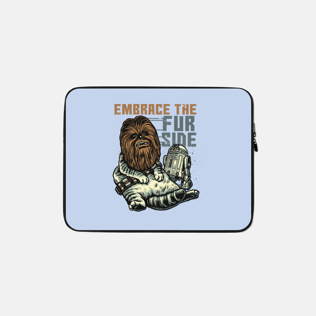 Embrace The Fur Side-None-Zippered-Laptop Sleeve-gorillafamstudio