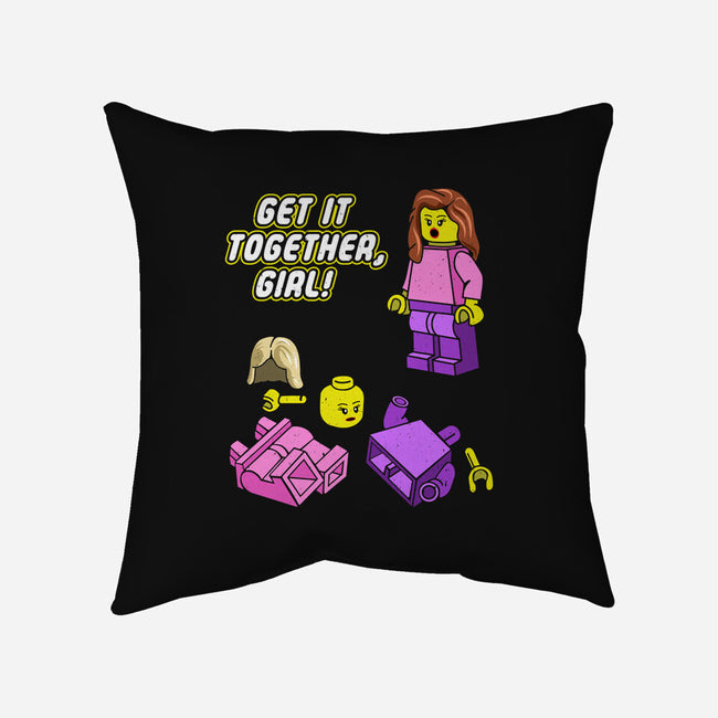 Get It Together Girl-None-Non-Removable Cover w Insert-Throw Pillow-dwarmuth