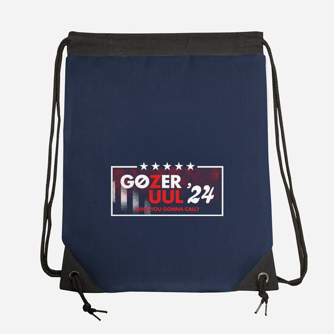 Gozer Zuul 24-None-Drawstring-Bag-rocketman_art