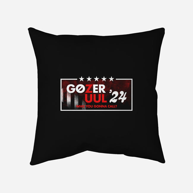 Gozer Zuul 24-None-Non-Removable Cover w Insert-Throw Pillow-rocketman_art