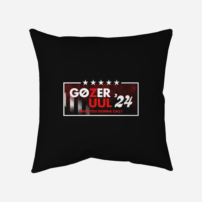 Gozer Zuul 24-None-Removable Cover-Throw Pillow-rocketman_art