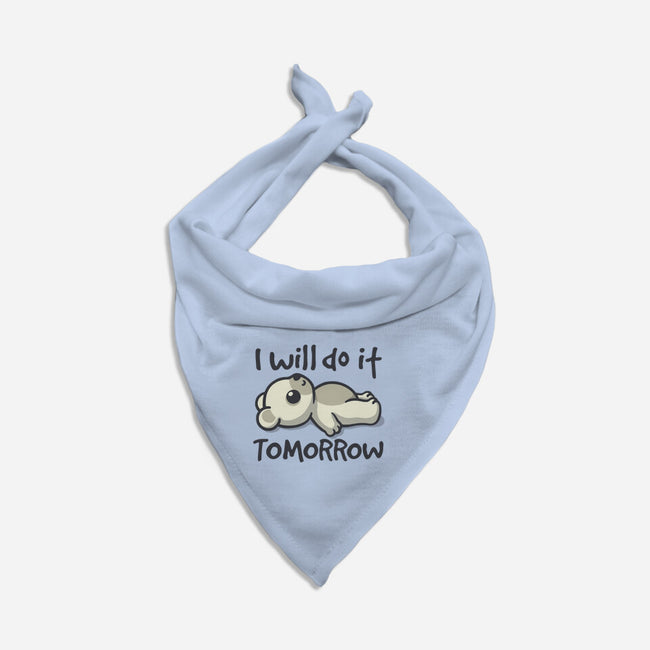 I Will Do It Tomorrow-Cat-Bandana-Pet Collar-NemiMakeit